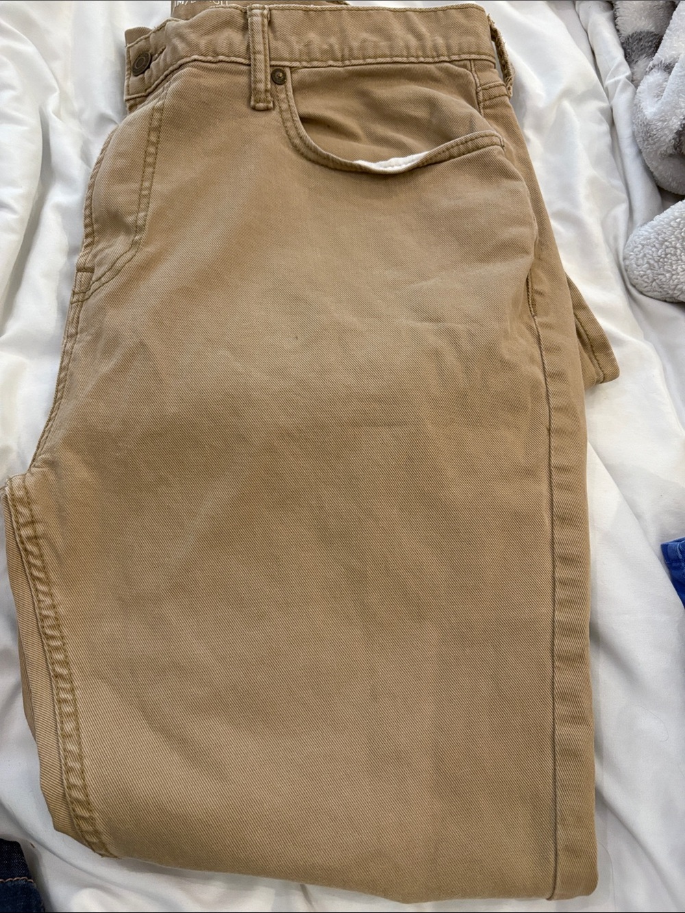 Old Navy Men's Khaki Slim Front Pants - Light Tan/Camel- 38x30